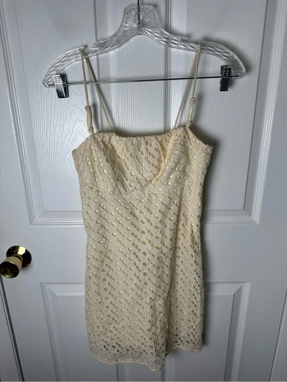 ViX Paula Hermanny Eyelet Venice Short Dress S - Picture 2 of 8